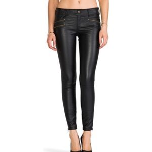 FREE PEOPLE Soft Vegan Leather Skinny -Size 6